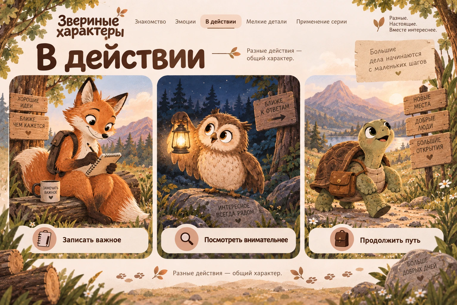 Звериные характеры: В действии