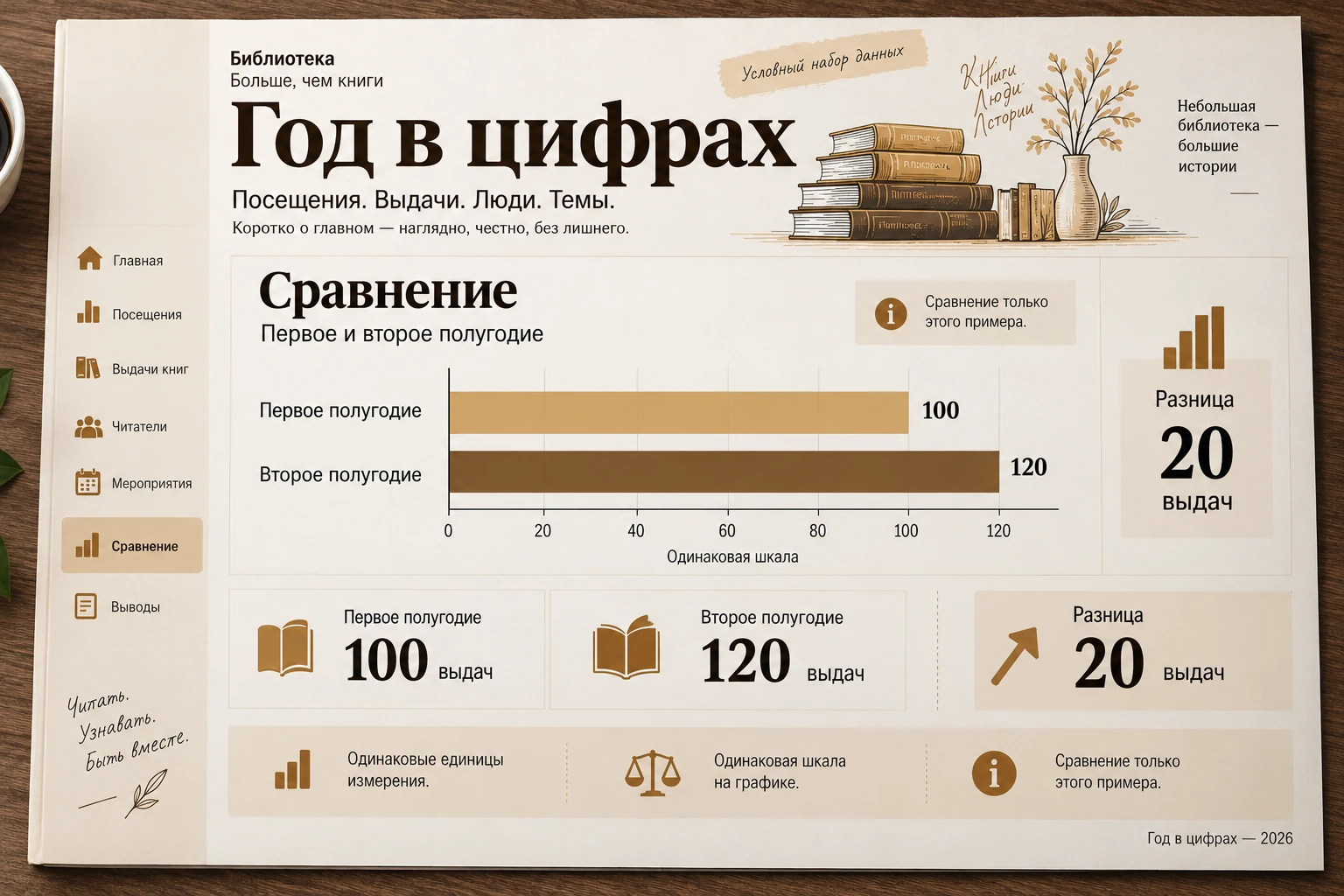 Год в цифрах: Сравнение