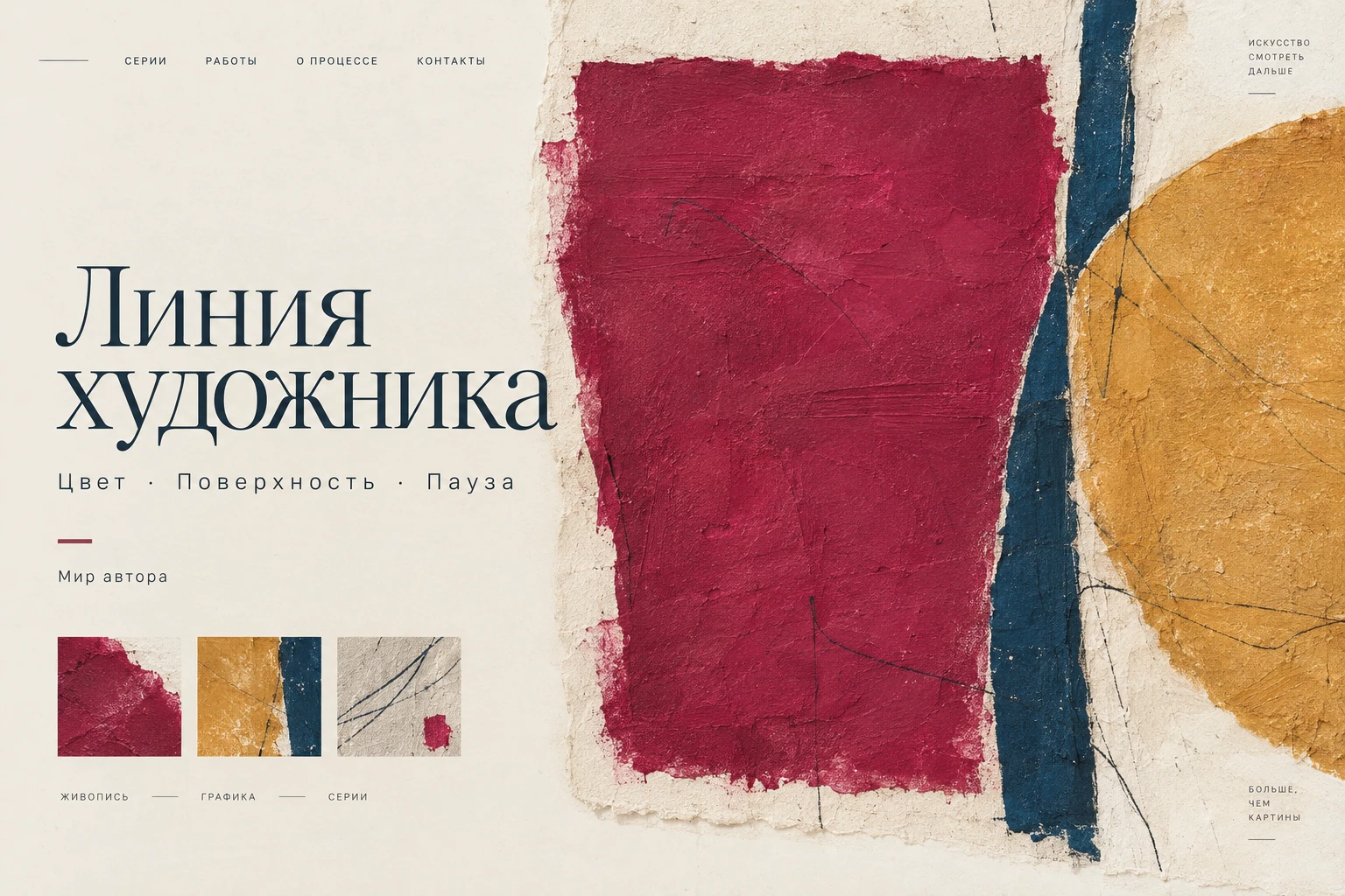 Линия художника — представление продукта