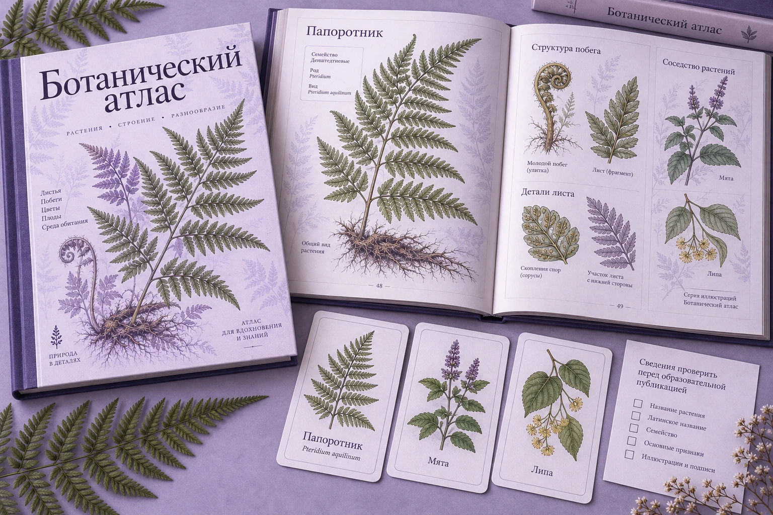 Ботанический атлас: Атлас и карточки