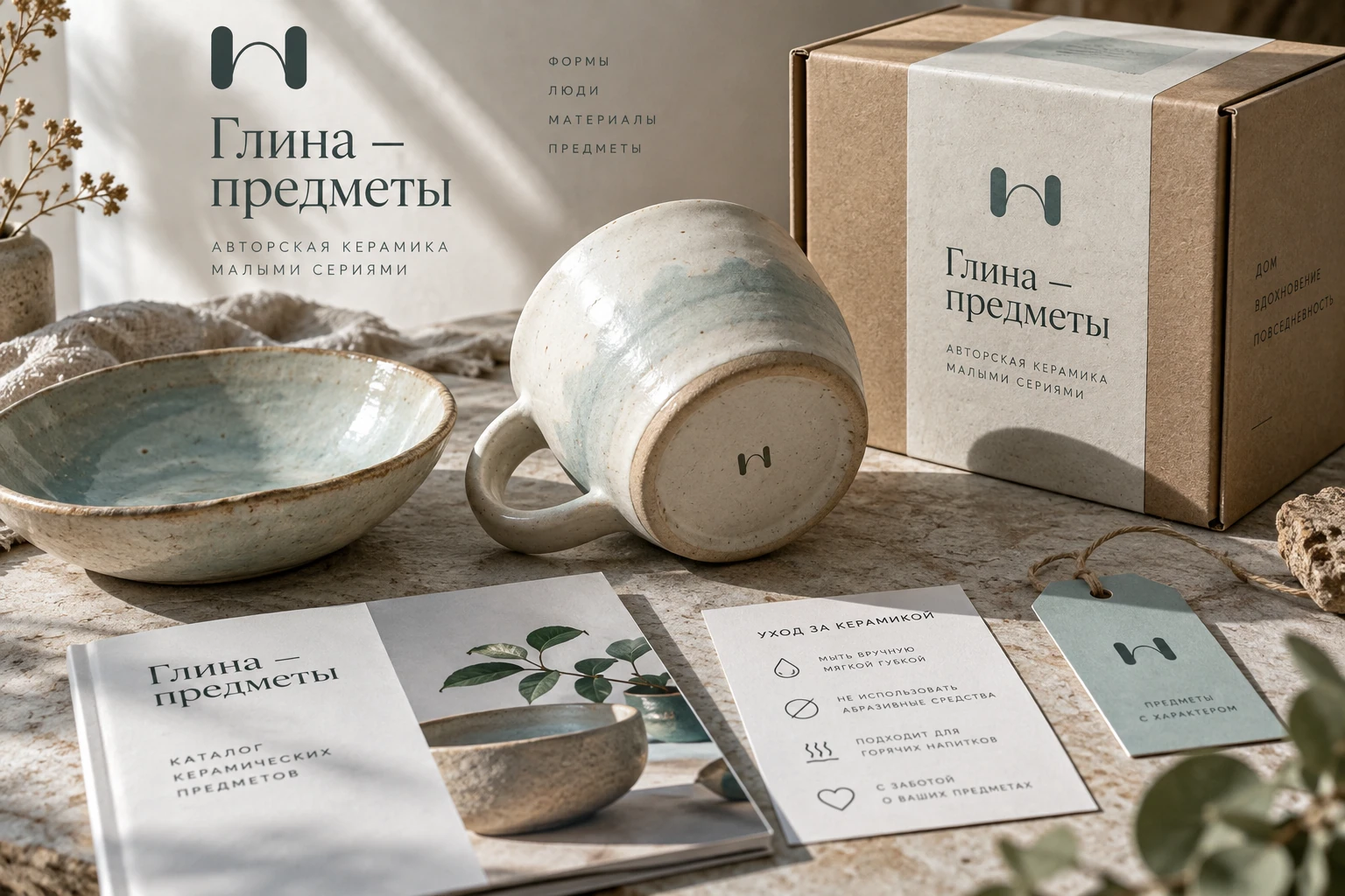 Глина — предметы — представление продукта