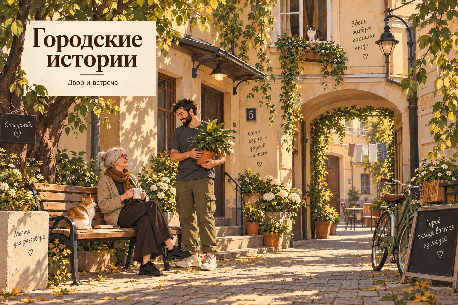 Городские истории: Двор и встреча