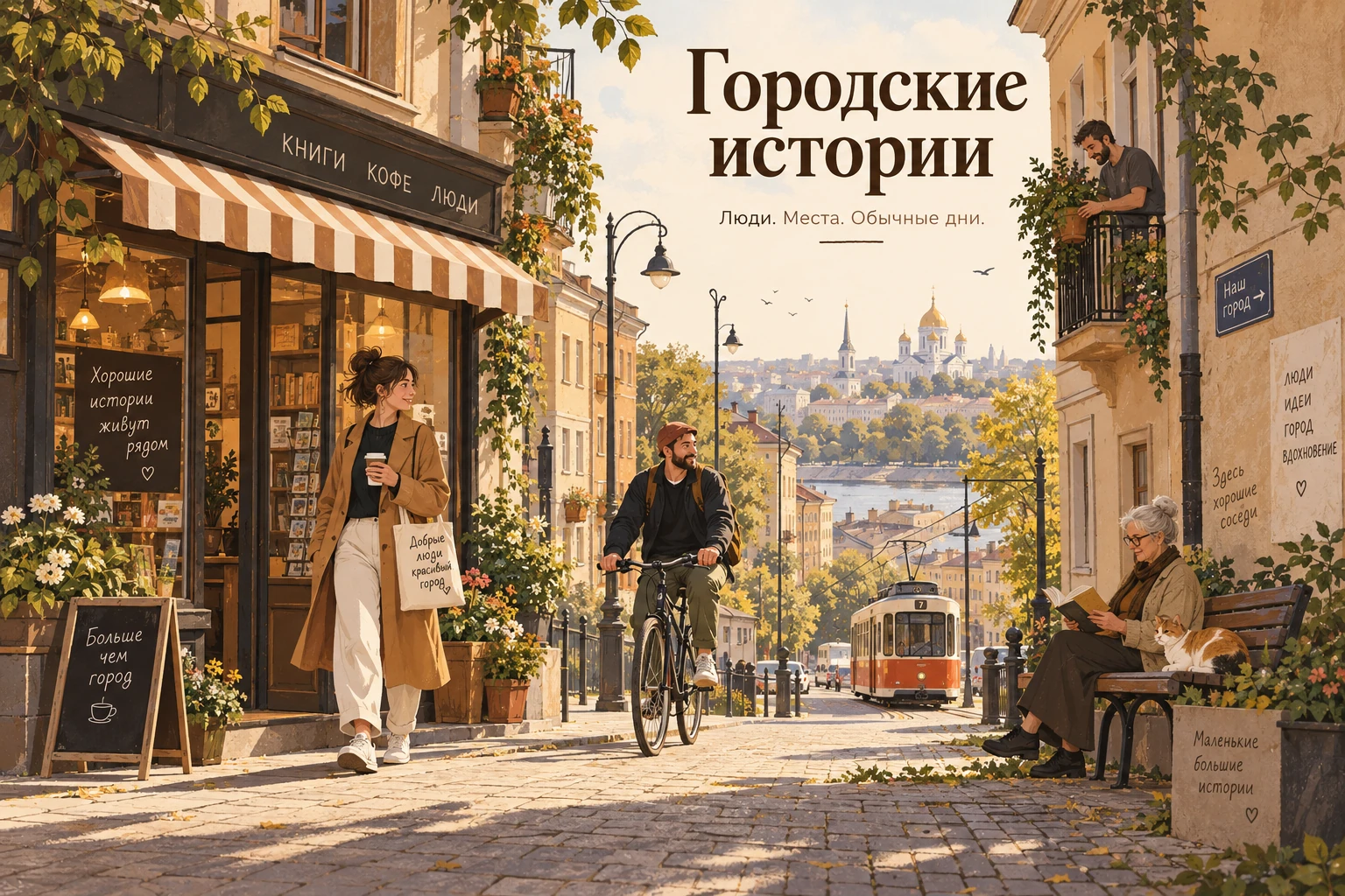 Городские истории — пример иллюстрации