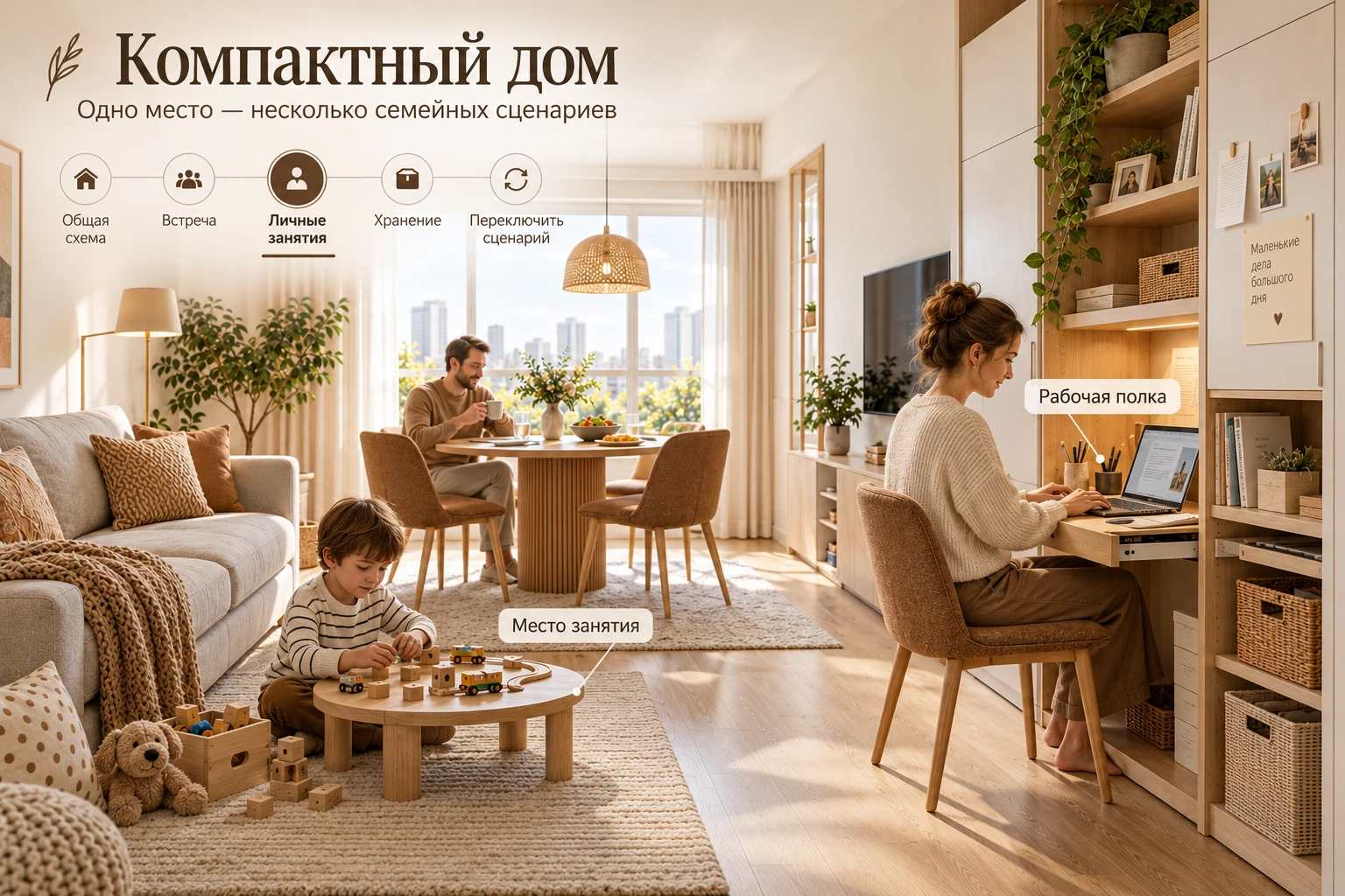 Компактный дом: Личные занятия