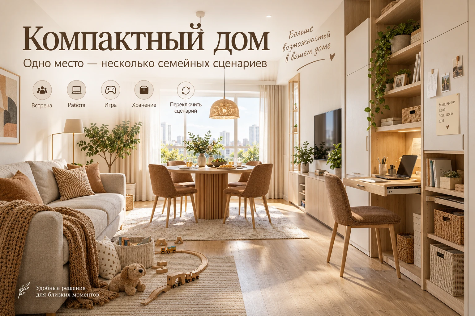 Компактный дом — представление продукта