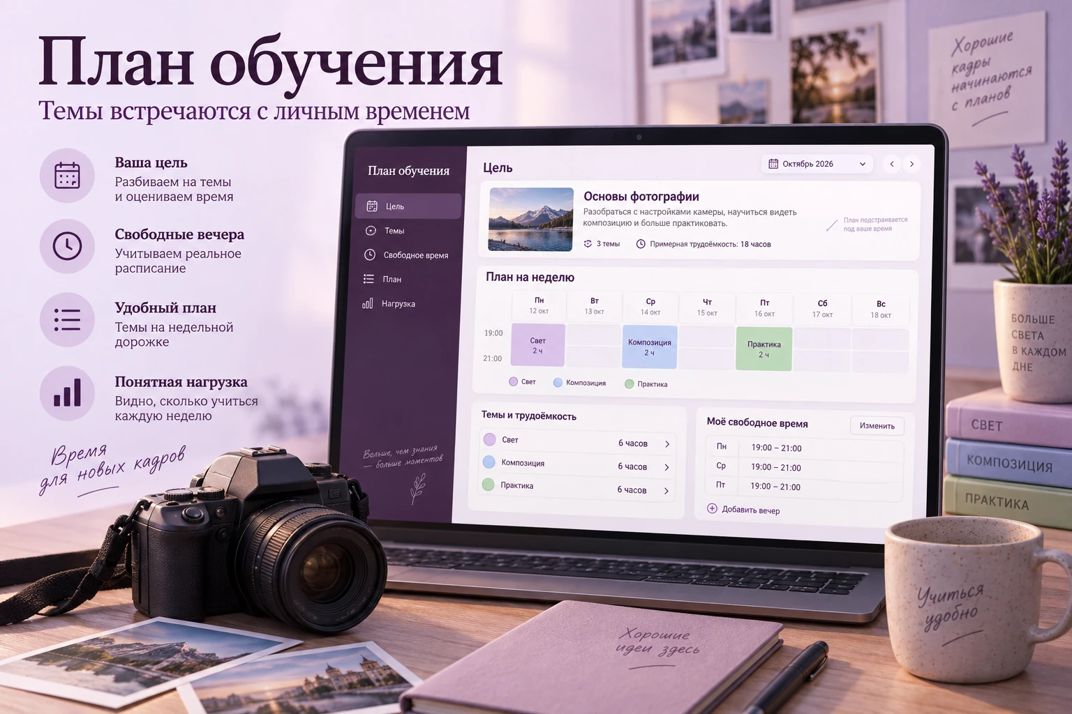 План обучения — представление продукта