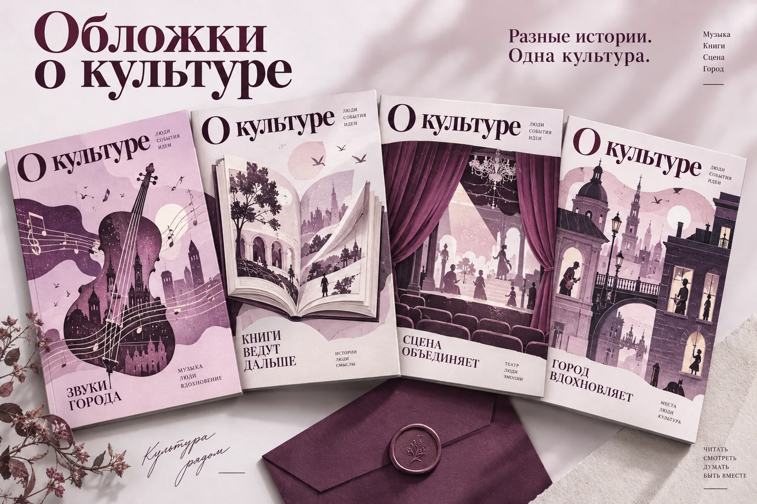 Обложки о культуре — представление продукта