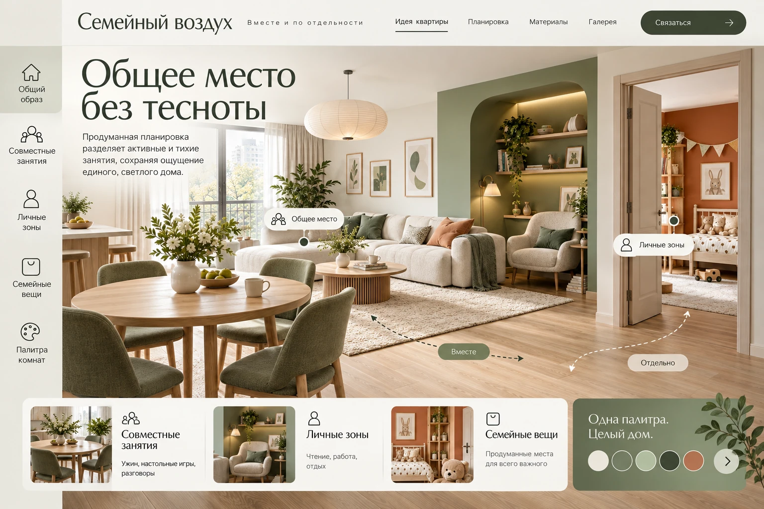 Семейный воздух: Идея квартиры