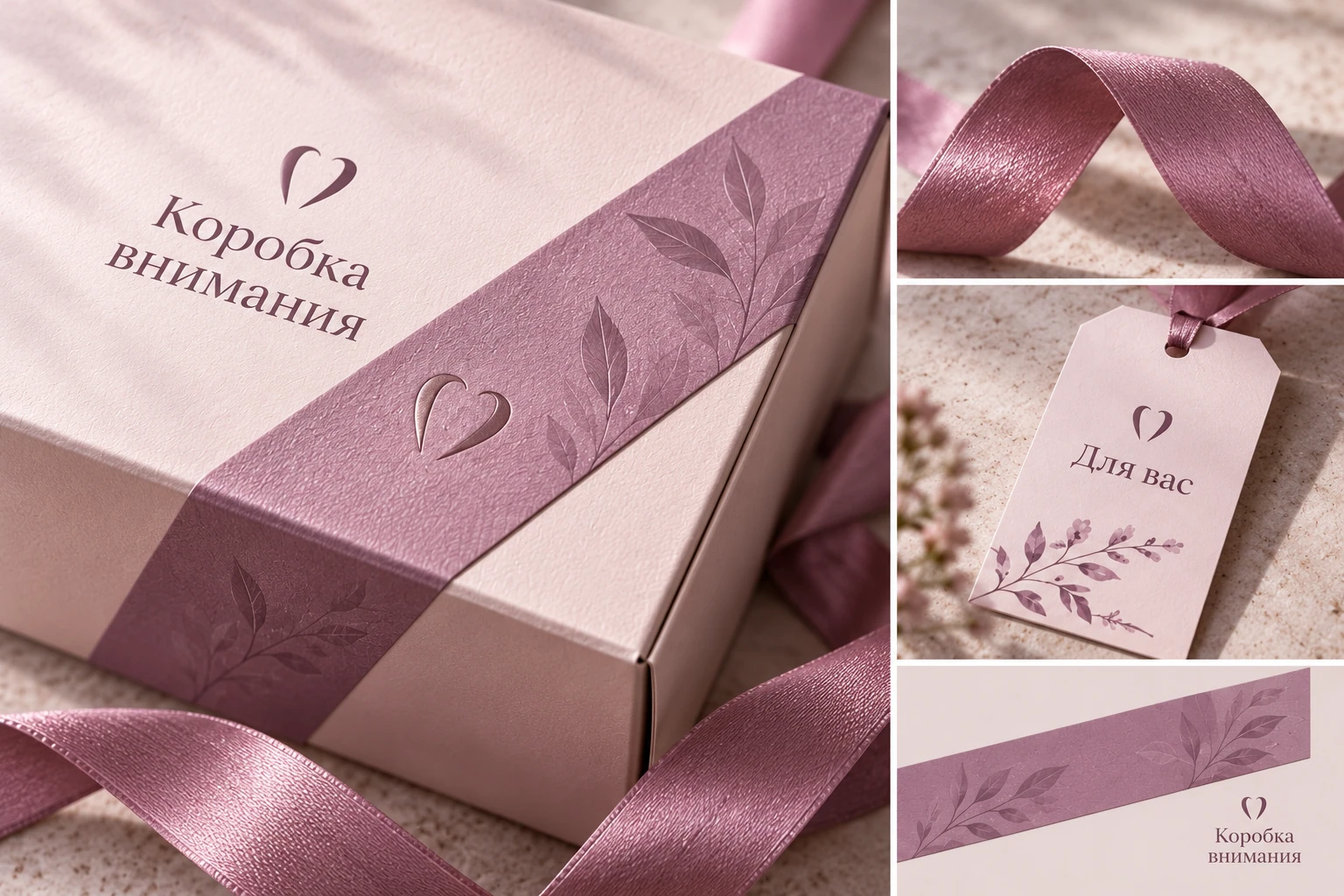 Коробка внимания: Лента и деталь