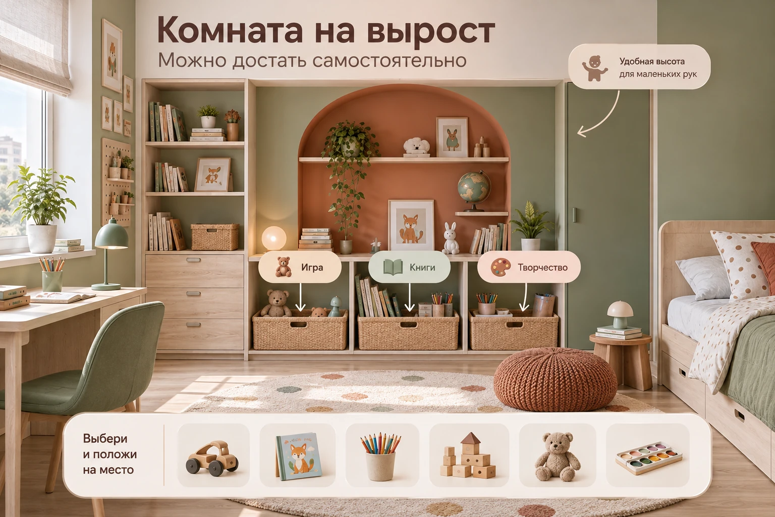 Комната на вырост: Хранение