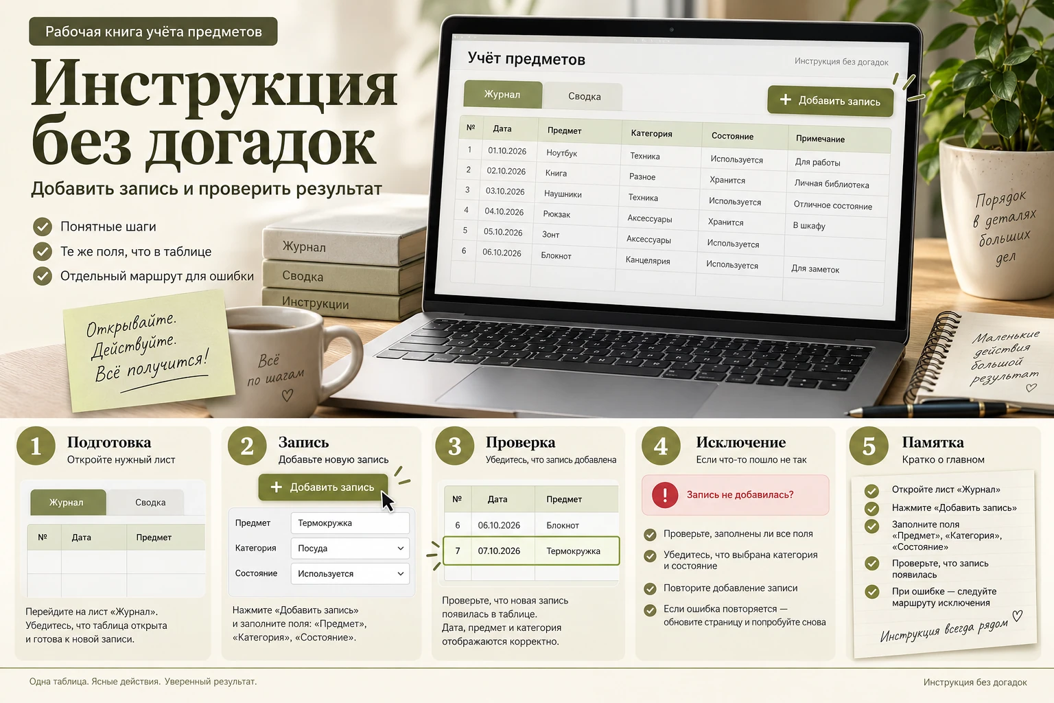 Инструкция без догадок — представление продукта