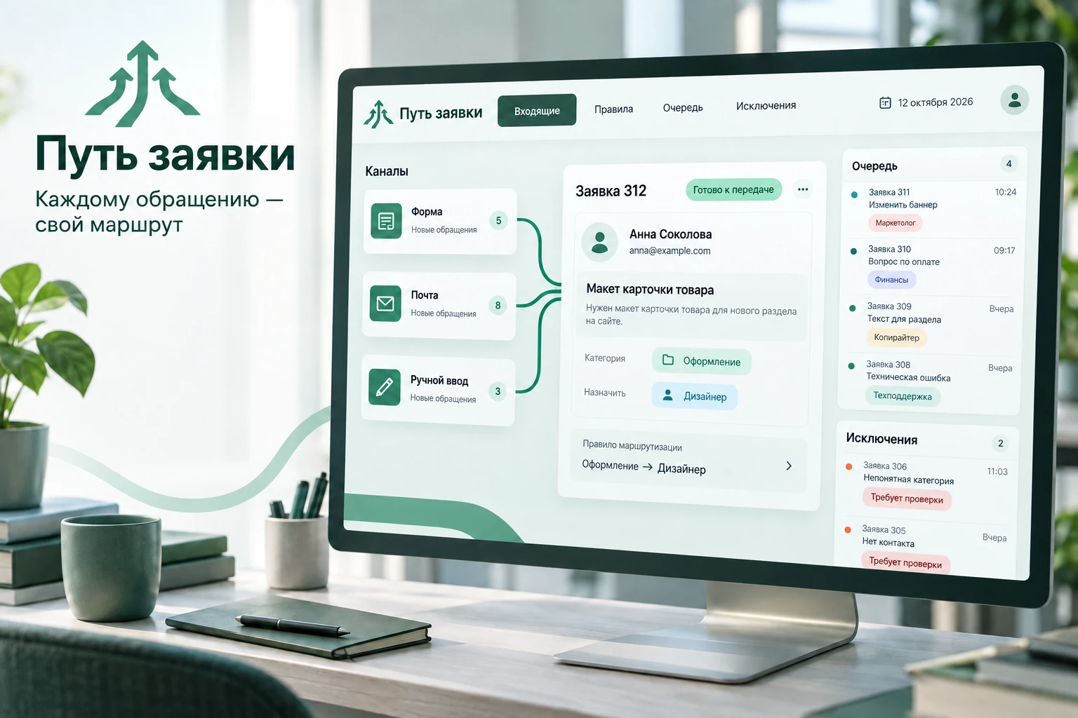 Путь заявки — представление продукта