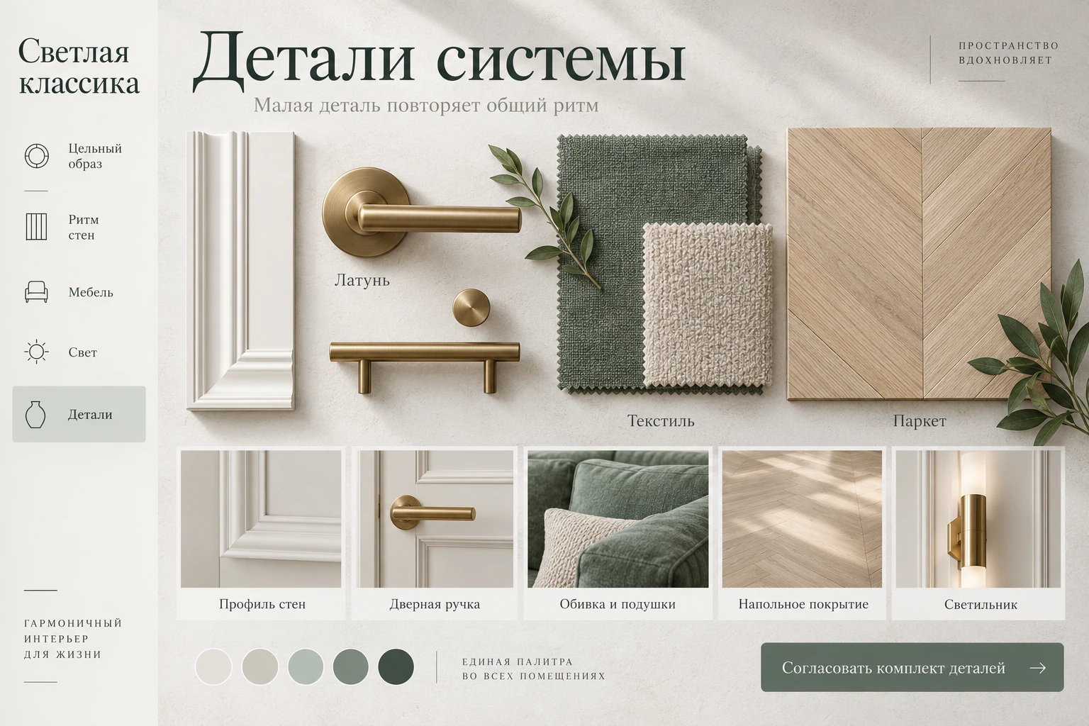 Светлая классика: Детали системы
