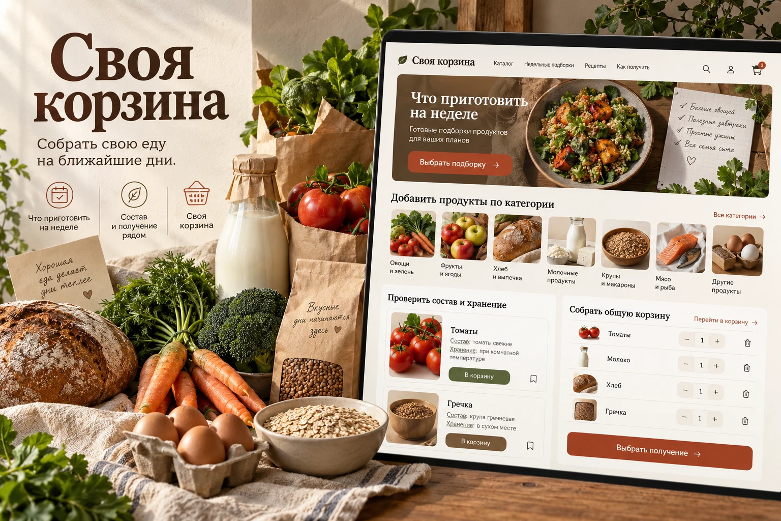 Своя корзина — представление продукта
