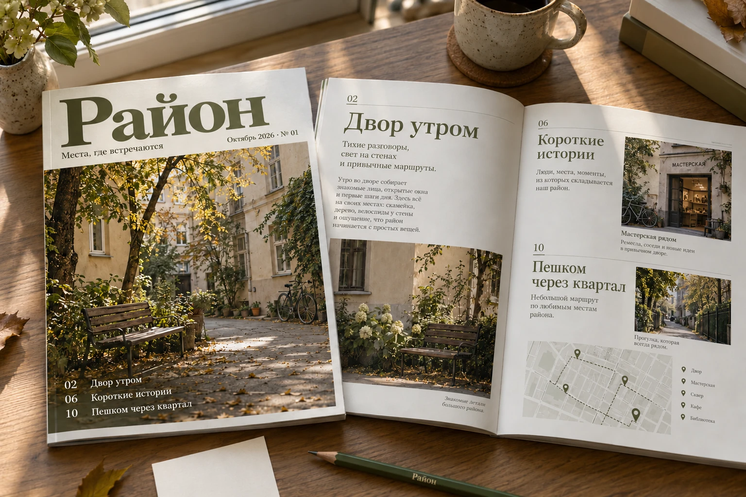 Район — журнал — представление продукта
