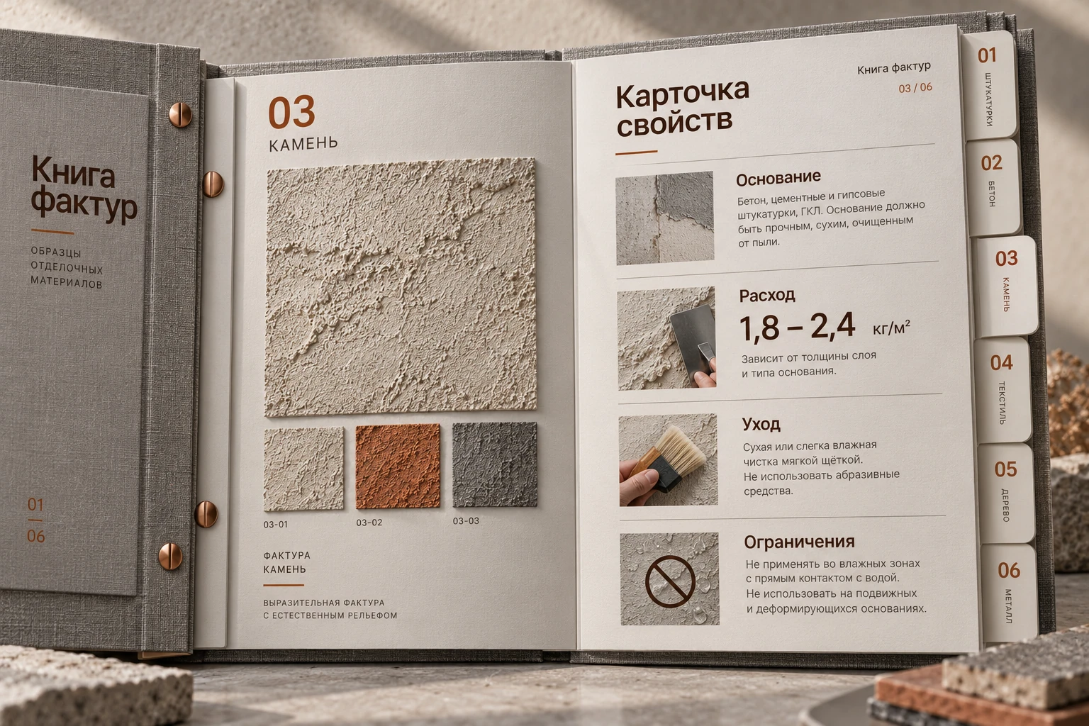 Книга фактур: Карточка свойств