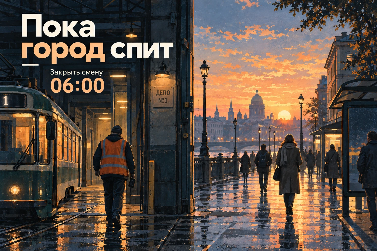 Пока город спит: Город просыпается
