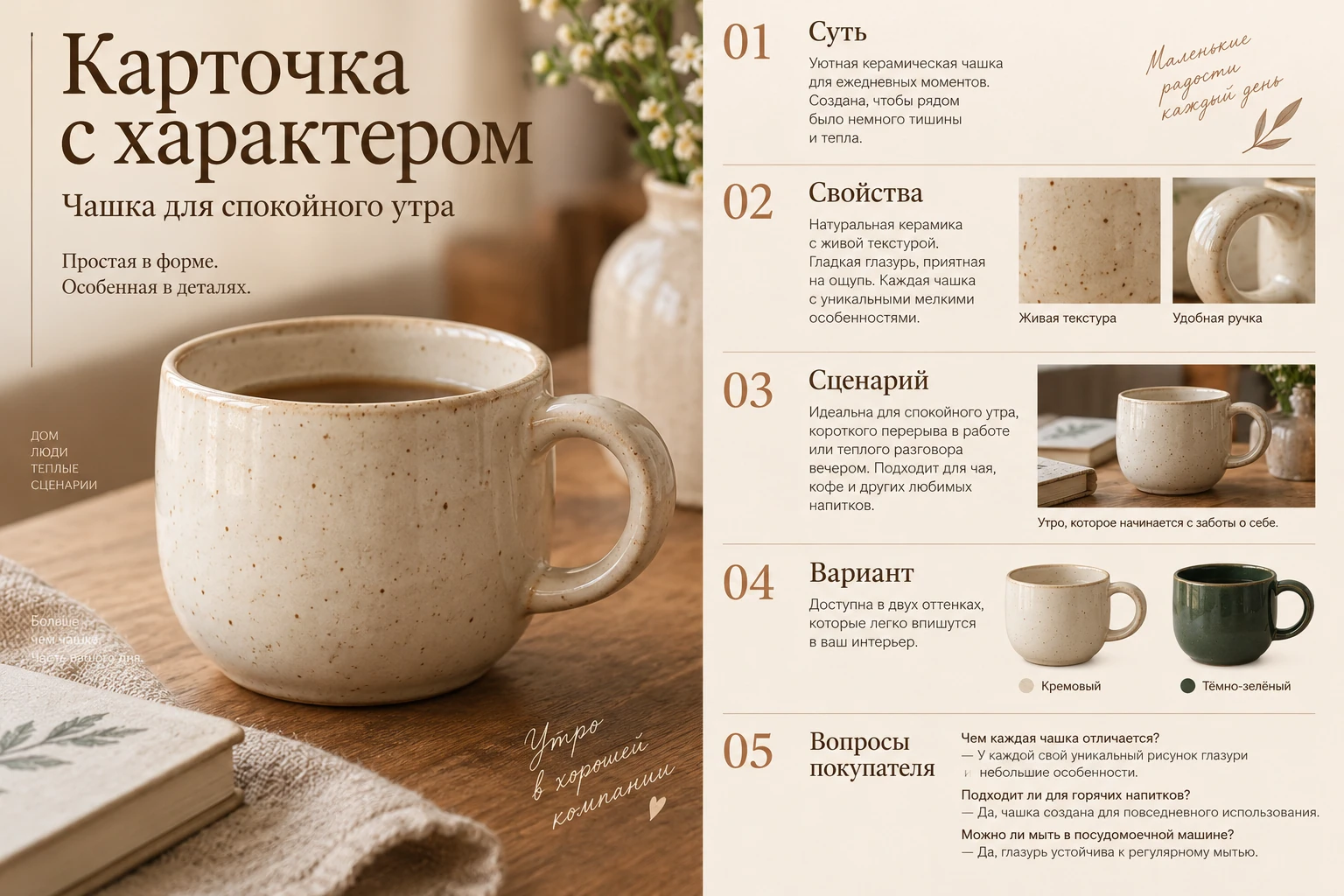 Карточка с характером — представление продукта