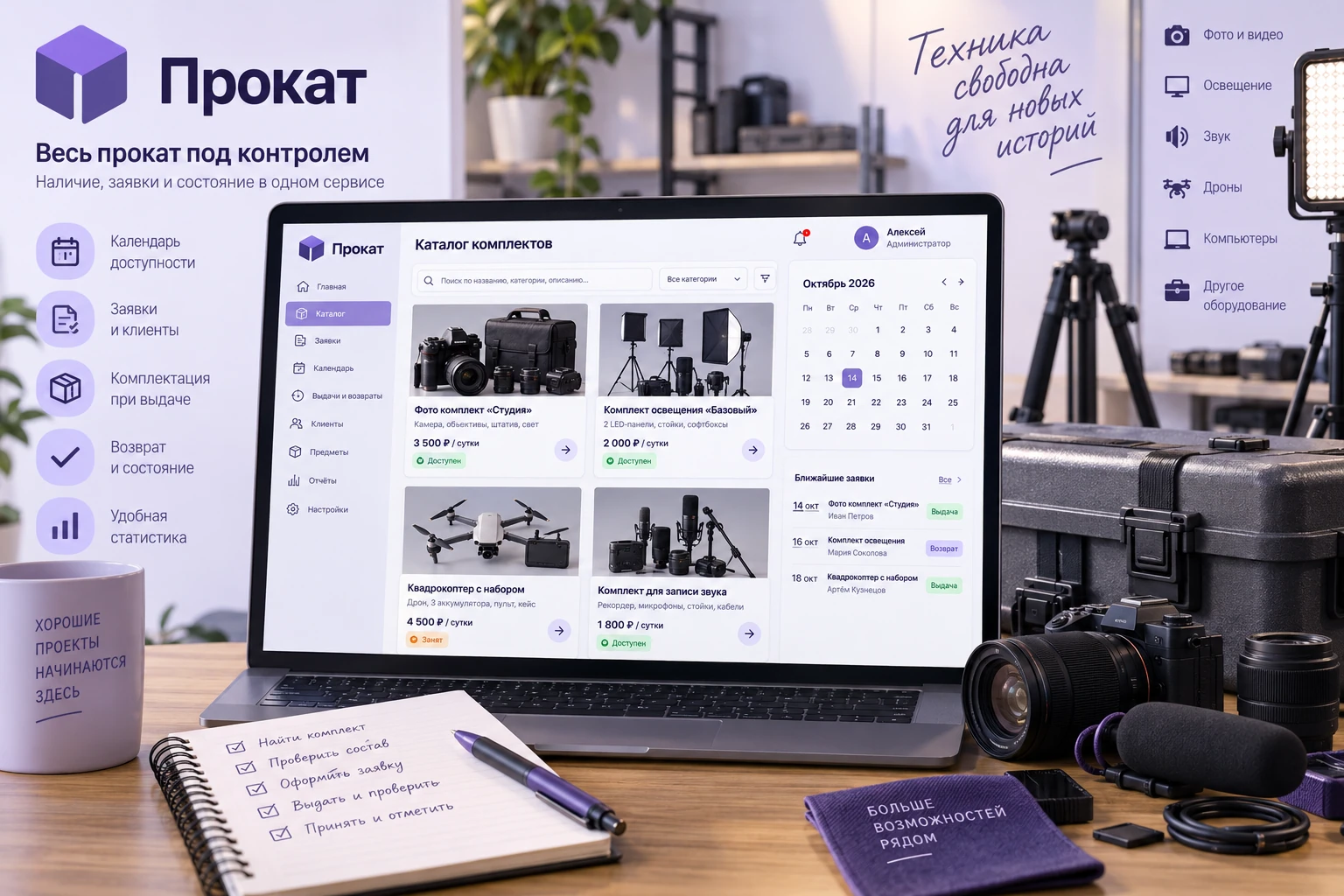Прокат — представление продукта