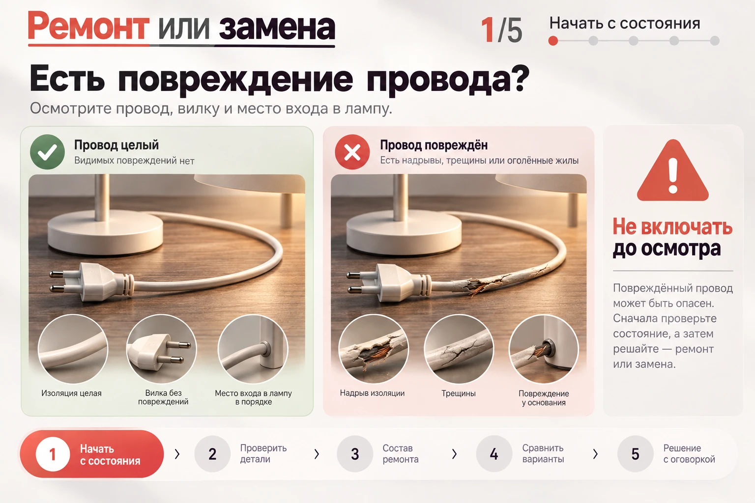 Ремонт или замена: Начать с состояния