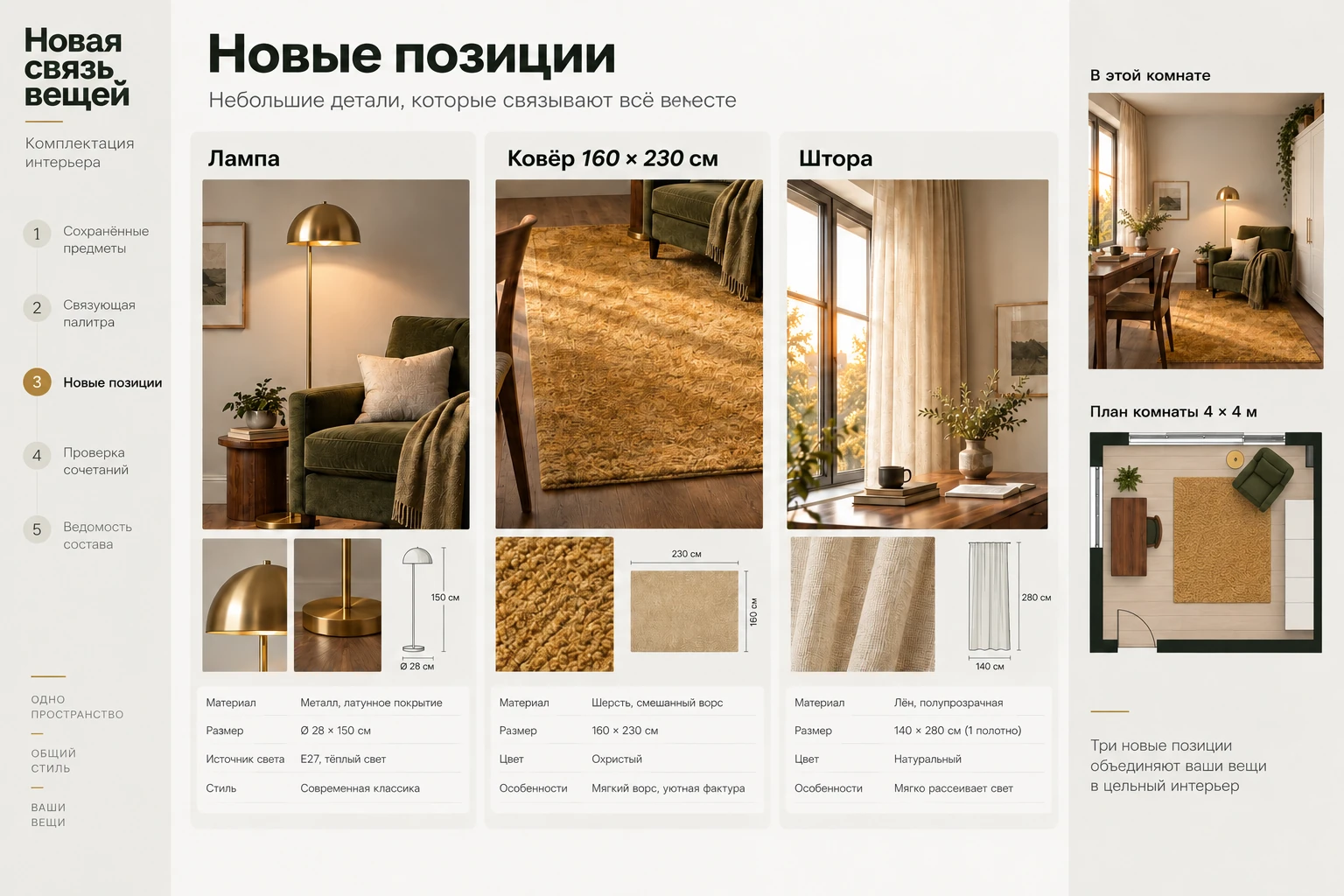 Новая связь вещей: Новые позиции