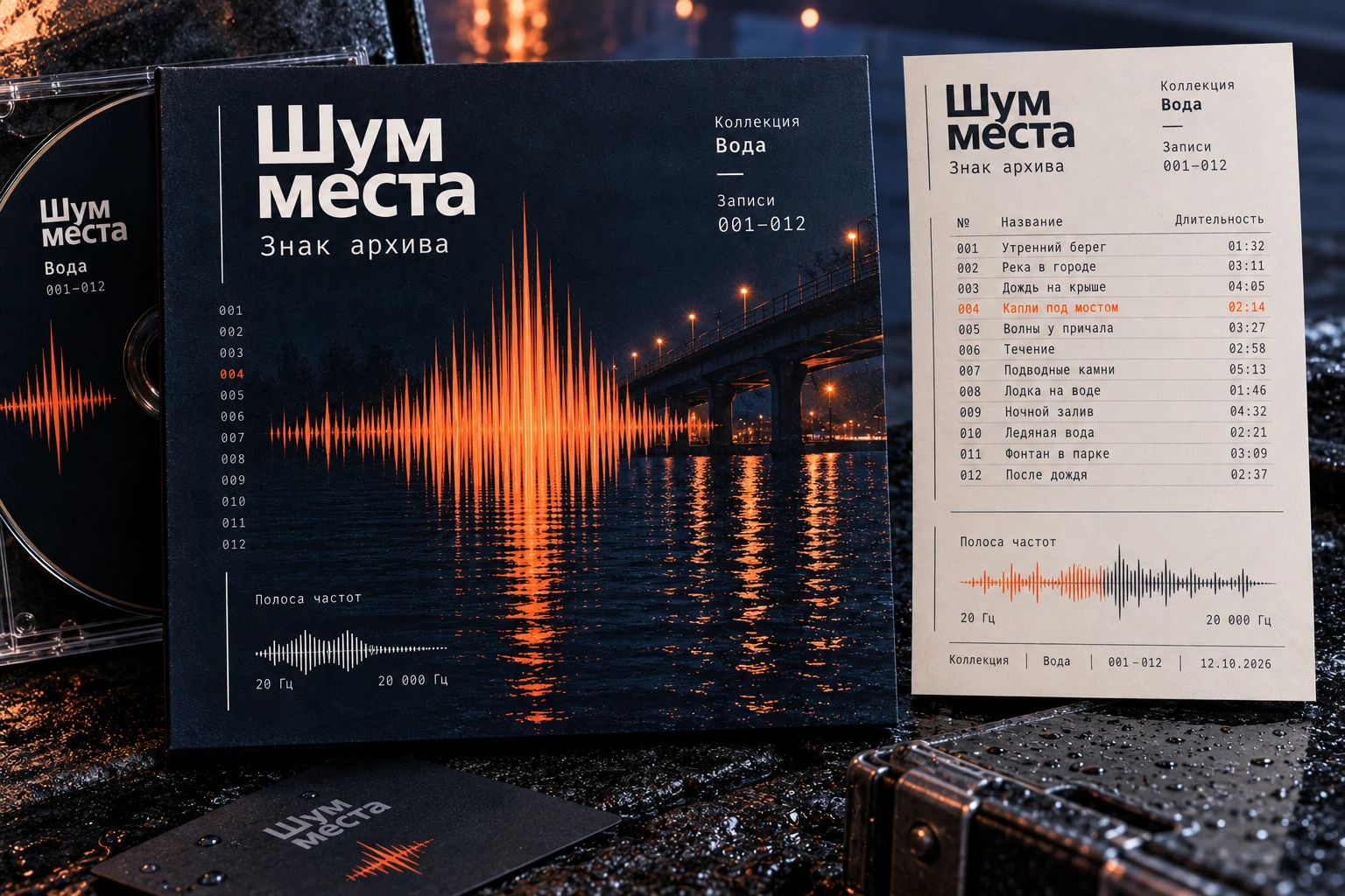 Шум места: Обложка коллекции