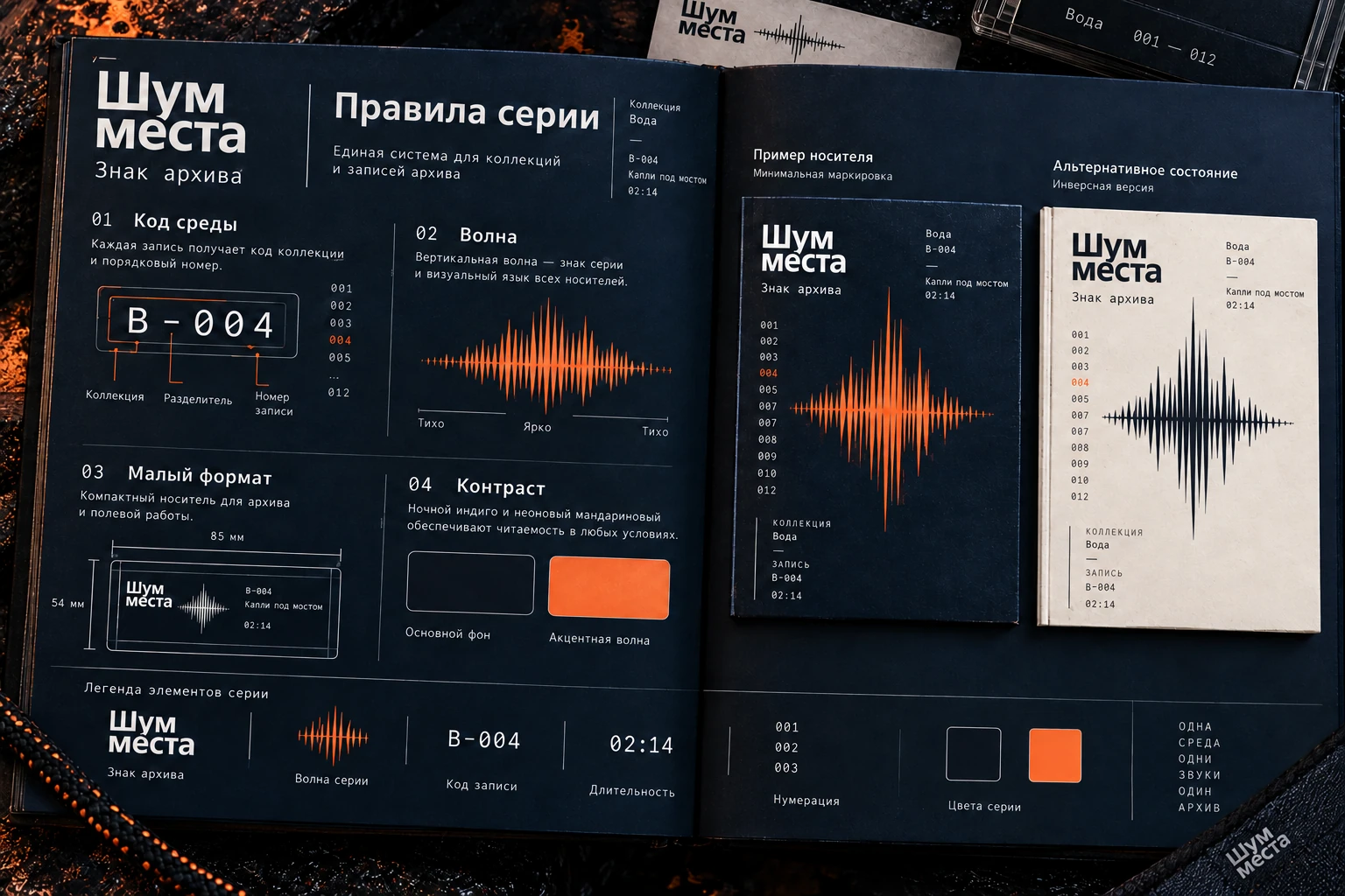 Шум места: Правила серии