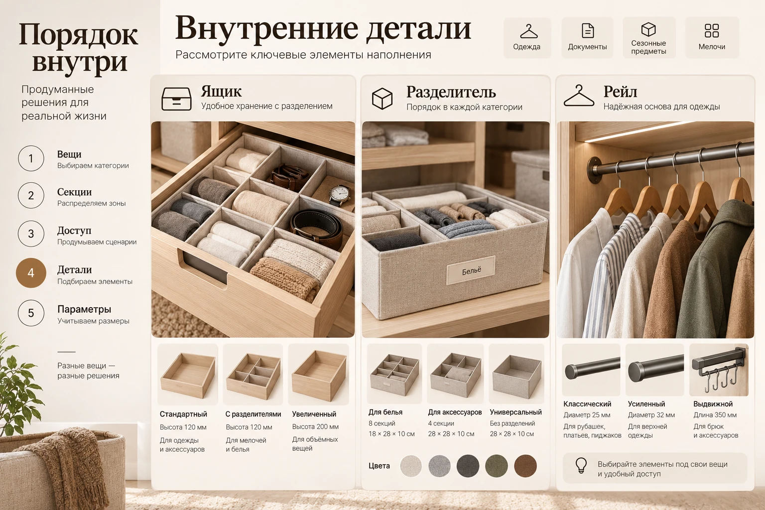 Порядок внутри: Внутренние детали