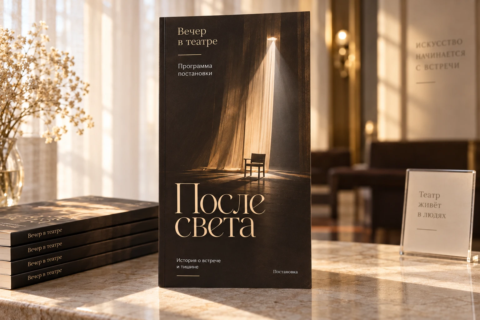 Вечер в театре: Обложка вечера