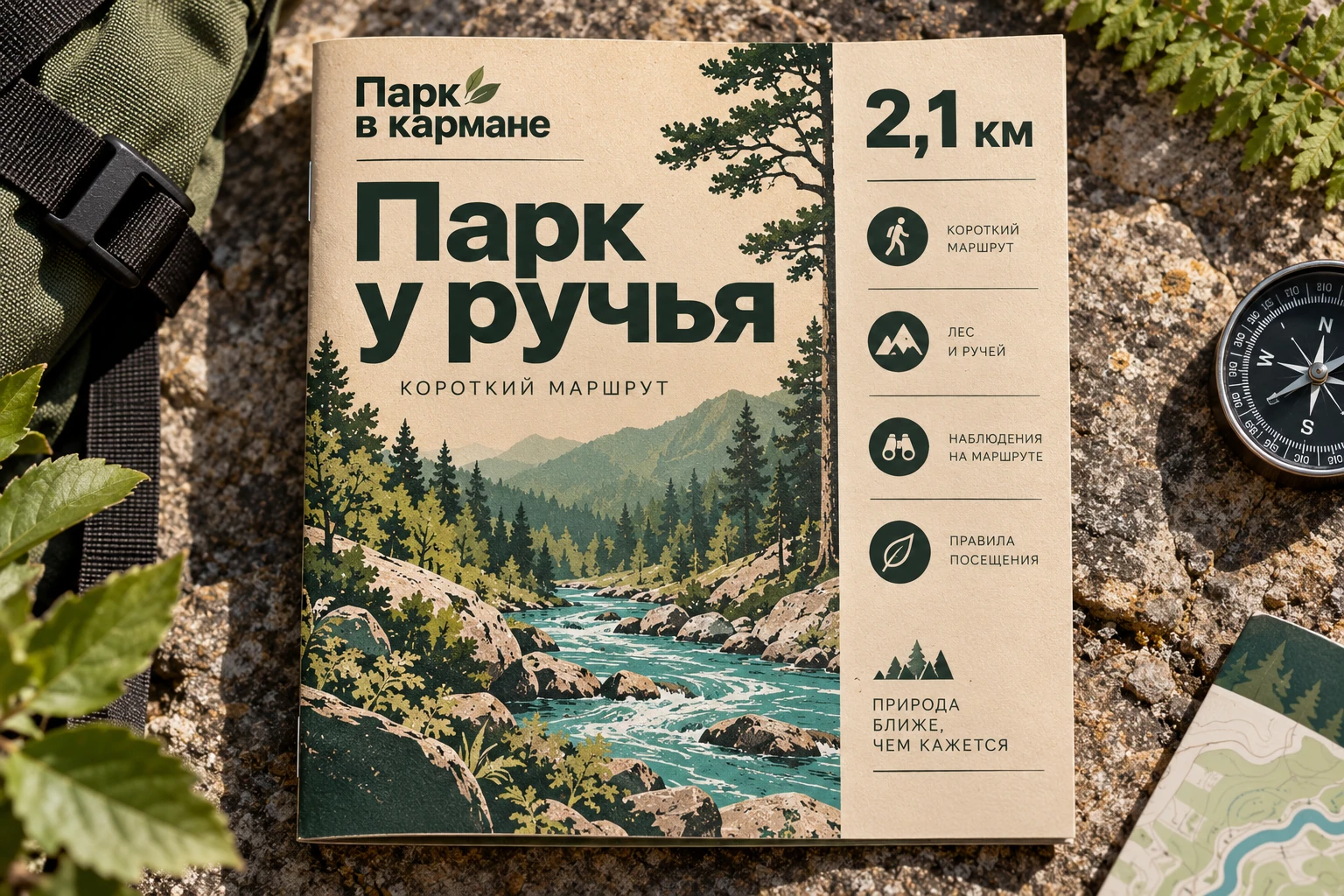 Парк в кармане: Лицевая сторона