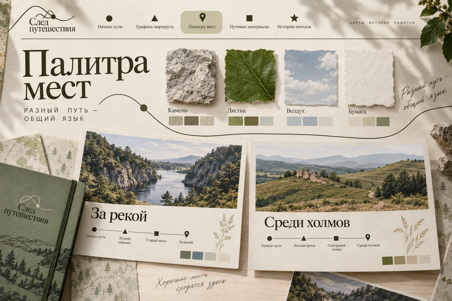 След путешествия: Палитра мест