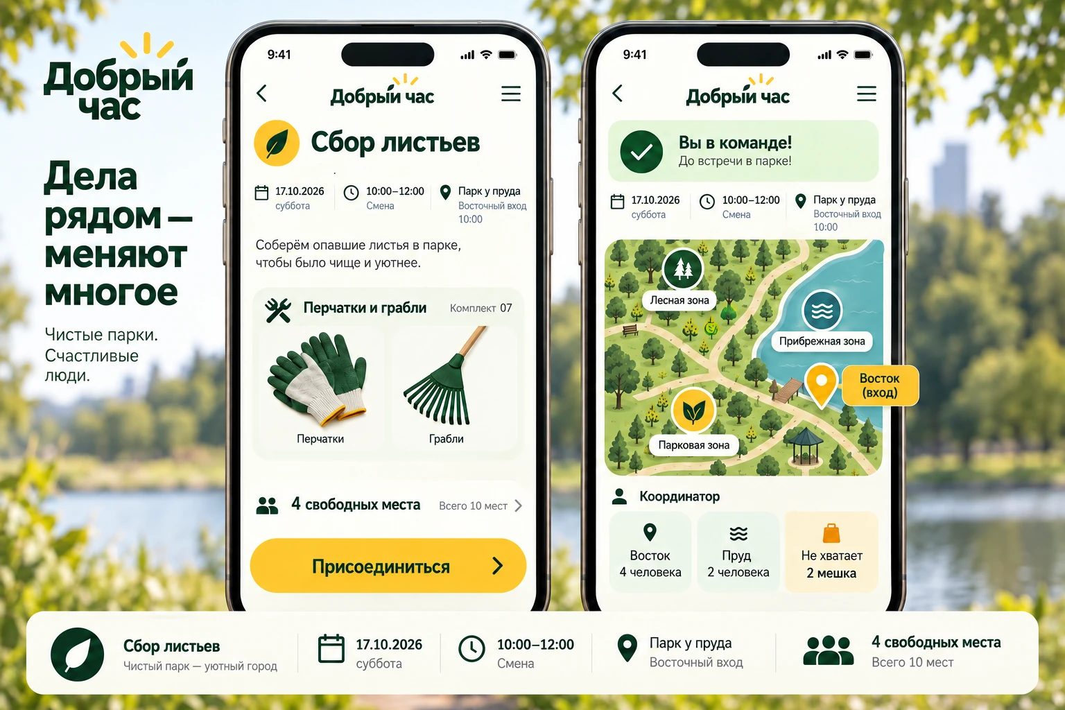 Добрый час: Роль и комплект