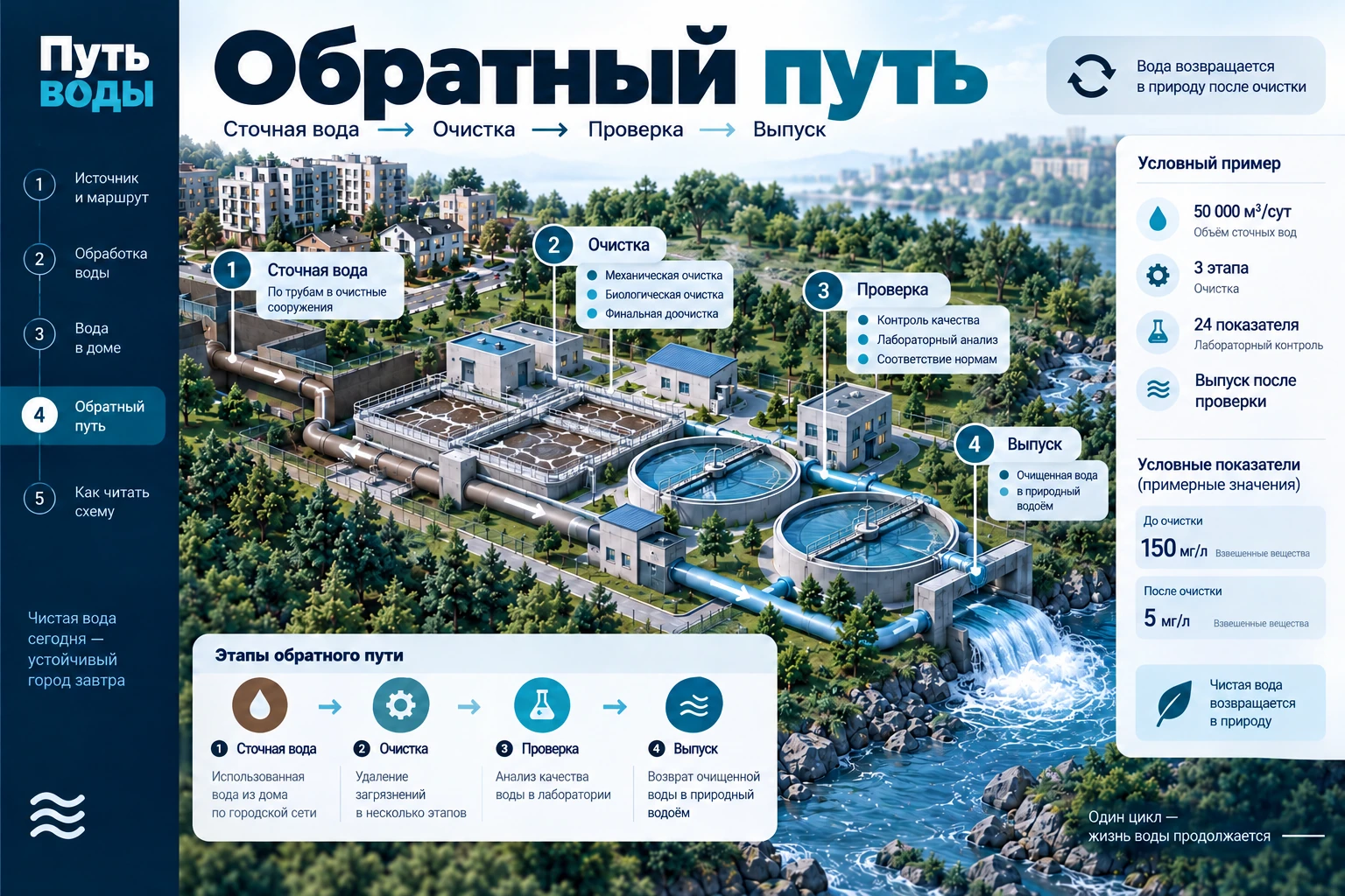 Путь воды: Обратный путь