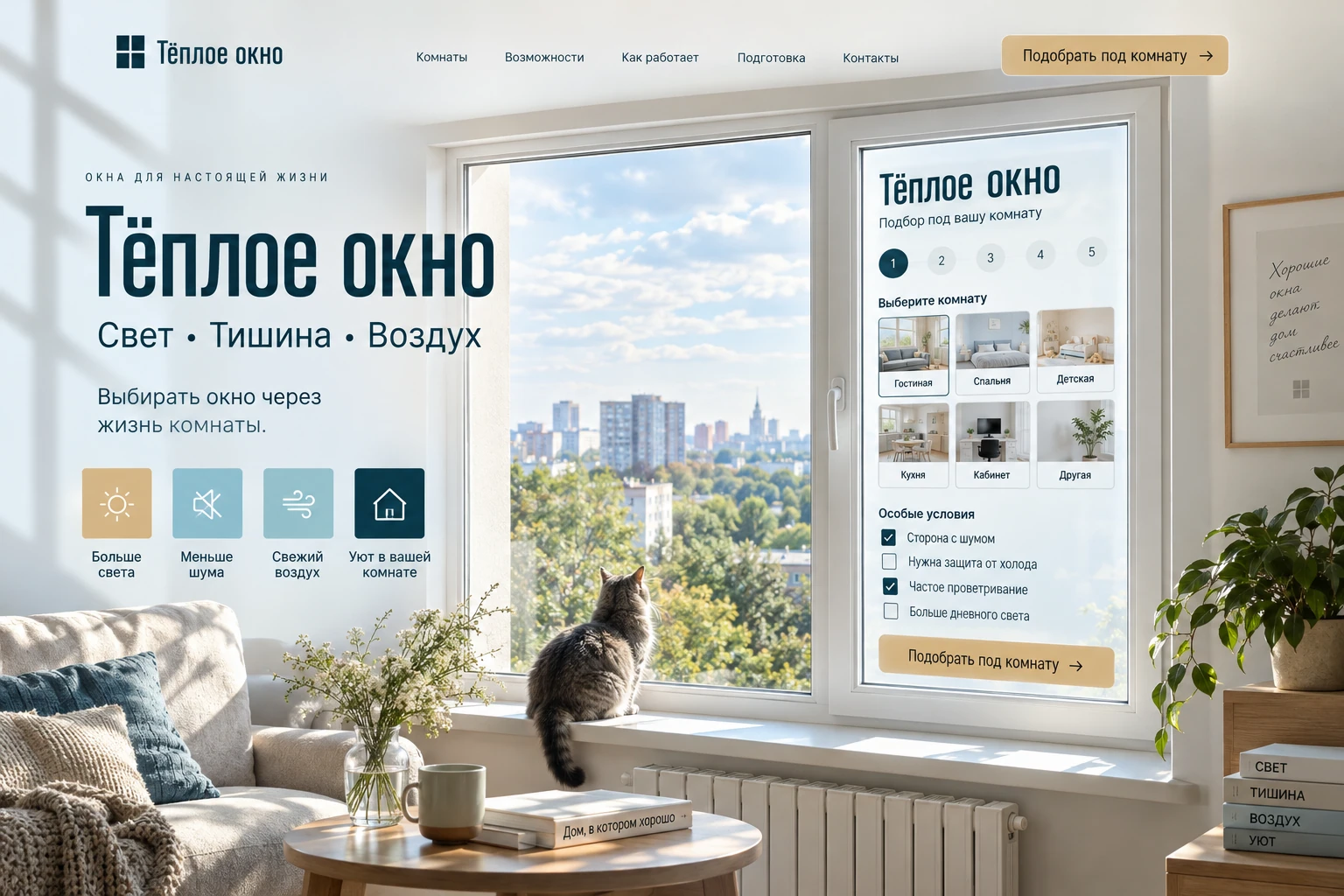 Тёплое окно — представление продукта