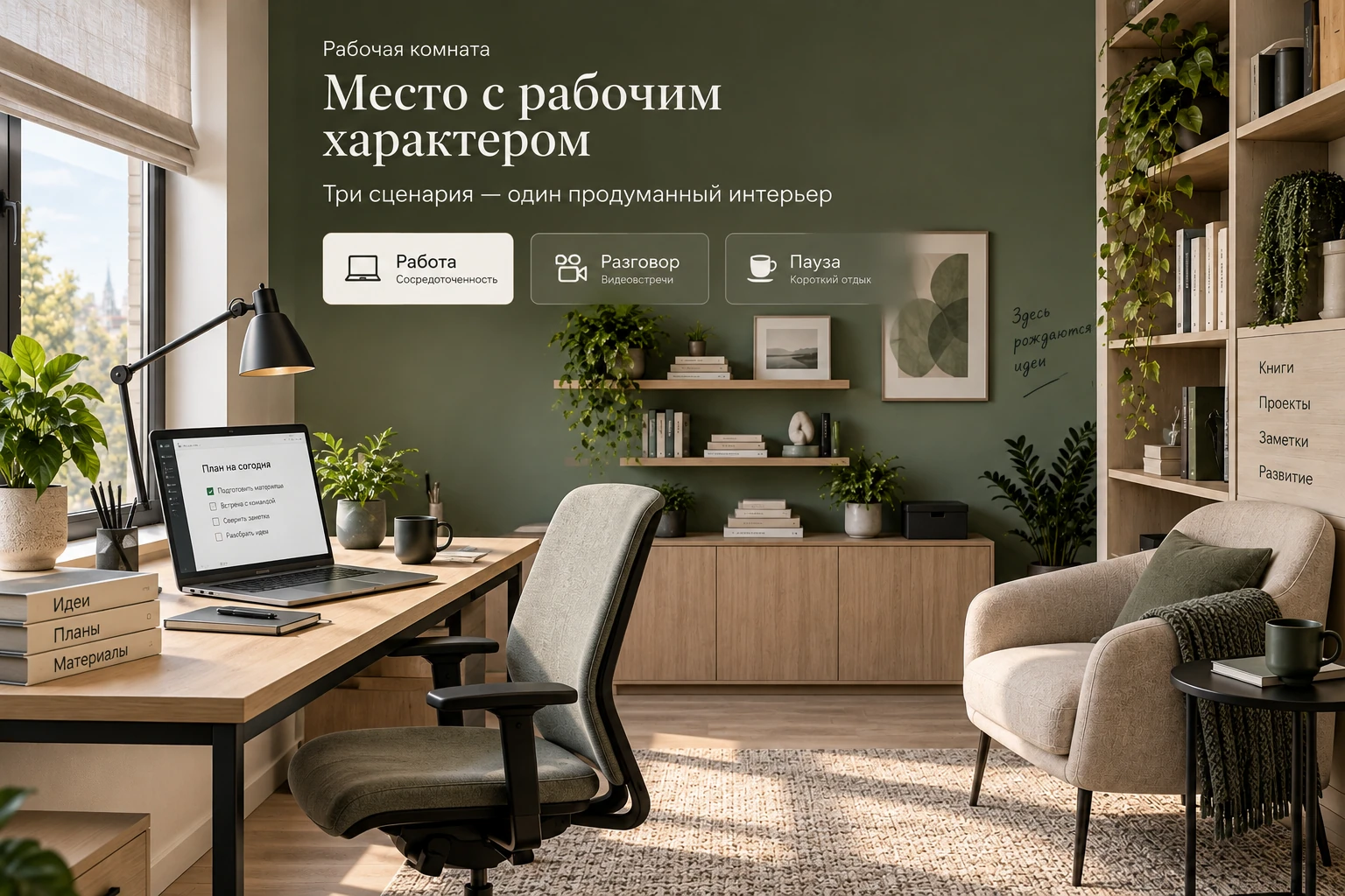 Рабочая комната: Рабочий образ