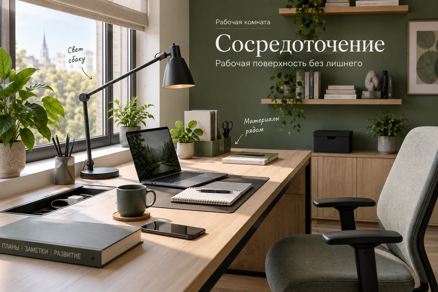 Рабочая комната: Сосредоточение