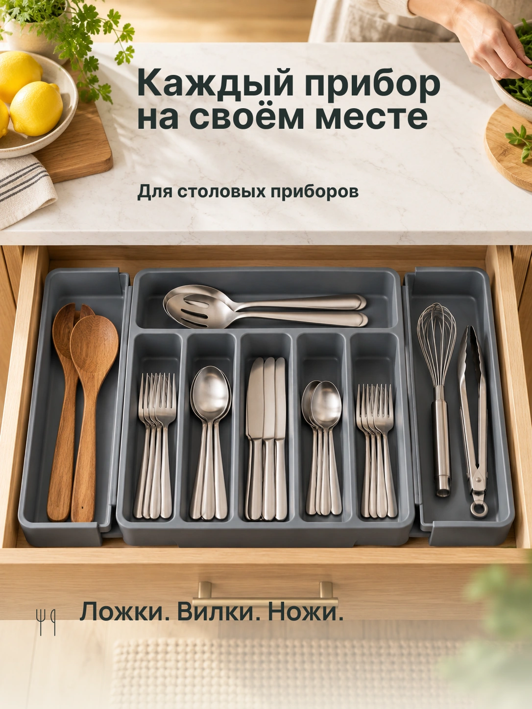 Порядок · органайзер для приборов: Каждый прибор на своём месте